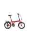 Kron Fold 4.0 20 Jant Katlanır Bisiklet 7 Vites - V.b. - Kırmızı-siyah-24n