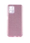 Kilifone - Xiaomi Uyumlu Redmi Note 10 - Kılıf Simli Koruyucu Shining Silikon - Rose Gold