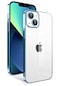 iPhone Uyumlu 13 Kılıf Kamera Korumalı Renkli Çerçeveli Lopard Arkası Şeffaf Kilif Sert Kapak Garaj - Mavi Açık