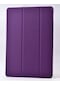 Ekılıf - İpad Uyumlu 6 Air 2 - Tablet Kılıfı Smart Cover Standlı 1-1 Kılıf - Mor