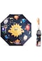 Xiaoqityh- Çocuklar İçin Güneş Sistemi Desenli Şemsiye Xiaoqityh