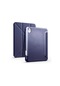 Kilifolsun iPad Uyumlu Mini 2021 6.nesil Kalem Bölmeli Stand Olabilen Origami Tri Folding Kılıf Lacivert