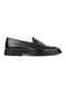 Shoetyle - Siyah Deri Bağcıksız Erkek Günlük Ayakkabı 250-7510-1004 Deri Siyah