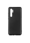 Kilifone - Xiaomi Uyumlu Mi Note 10 Lite - Kılıf Mat Renkli Esnek Premier Silikon Kapak - Siyah