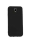 Kilifone - Samsung Uyumlu Galaxy J3 Pro - Kılıf Mat Renkli Esnek Premier Silikon Kapak - Siyah