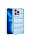 iPhone Uyumlu 12 Pro Kılıf Kamera Korumalı Airbagli Renkli Lopard Seksek Kapak - Mavi