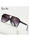 Ruobo Klasik Marka Erkekler Kadınlar Için Polarize Güneş Gözlüğü Vintage Oval Polarized Sunglasses T10 Altın