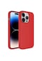 Mutcase - İphone Uyumlu İphone 12 Pro Max - Kılıf Kablosuz Şarj Destekli Plas Silikon Kapak - Kırmızı