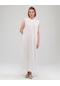 Defile İçlik Sade Basic Kolsuz Elbise - 6041 - Beyaz-beyaz
