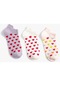 Koton Çorap Seti Kalpli 3 Lü Çok Renkli Pamuk Karışımlı Multıcolor 3skg80057aa 3SKG80057AAMIX