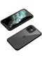 iPhone Uyumlu 12 Kılıf Lopard Dor Silikon Temperli Cam Kapak - Siyah