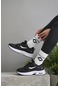 Papuçcity Slzr 03285 Unisex Günlük Spor Ayakkabı Sıyah - Beyaz Siyah - Beyaz
