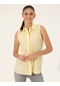Pierre Cardin Kadın Sarı Kısa Kollu Gömlek 50247281-vr044