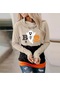Kadın Uzun Kollu Polar Yakalı Sweatshirt Gri1
