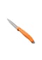 Victorinox 6.7636.L119 8 CM Tırtıklı Soyma Bıçağı Turuncu