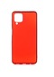 Kilifone - Samsung Uyumlu Galaxy M12 - Kılıf Mat Renkli Esnek Premier Silikon Kapak - Kırmızı