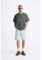 The Champ Clothing Bisiklet Yaka Organik Chernistry Yazılı Oversize Füme Erkek T-shirt Füme