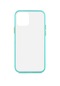 Kilifone - İphone Uyumlu İphone 12 - Kılıf Arkası Mat Buzlu Kenarı Renkli Düğmeli Fri Silikon - Turkuaz