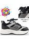 Cool Birian Bağcık Görünümlü Cırt Cırtlı Sneaker Ortopedik Çocuk Spor Ayakkabı Siyah
