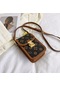 Sounds 05 Sounds05 Premium Kadın Çantası 2023 Yeni Trendy Moda Baskı Crossbody Çanta Kadın Tek Omuz Küçük Çanta Çok Yönlü Crossbody Cep Telefonu Çantası Kahve 281046 Kahverengi