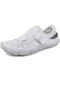 Ikkb Outdoor Yürüyüş Su Geçirmez Moda Fitness Erkek Spor Ayakkabı 1008 Beyaz