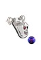Motosiklet 12v Dönüş Sinyalleri Sinyal Lambası Kafatası Arka Lambası Arka Fren Gösterge Lambası High Quality En Iyi Kalite Kırmızı Mavi Işık-siyah