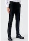 Siyah Yan Cepli Slim Fit Dar Kesim Casual Pantolon 1003240151-siyah Siyah