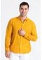 Uzun Kol Poplin Akdeniz Erkek Gömlek Sarı Sarı-sarı