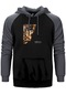 Moonspell Lusitanian Metal Gri Renk Reglan Kol Kapşonlu Sweatshirt Gri