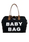 Stylo Baby Bag Tekli Anne Bebek Bakım ve Kadın Çantası Siyah