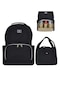 Stylo Duo Backpack for Mothers Bebek Bakım Çantası Siyah