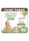 Baby Turco Doğadan Bebek Bezi 4 Numara Maxi Fırsat Paketi 90 Adet