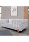 Beşik, Emilia Mdf Montessori Beşik + Yatak + Uyku Seti - Beyaz