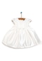 HelloBaby Basic Kız Bebek Dantel Detaylı Beyaz Abiye Kız Bebek Elbise