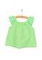 HelloBaby Basic Kız Bebek Fırfır Askılı Bluz Açık Yeşil