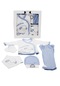 5 Parça Mavi Kuzulu Hastane Çıkışı Erkek Bebek Giyim