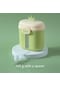 Taşınabilir Bebek Mama Süt Tozu Saklama Kutusu ve Kaşığı Yeşil