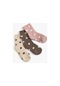 Koton 3'lü Puantiyeli Havlu Çorap Seti Desenli Multıcolor 4smg80013aa