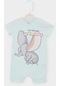 Dumbo Erkek Bebek Kısa Tulum Dm21829-su Yeşili