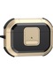 Ww iOS Uyumlu Pods Pro 2 Case Bluetooth Kulaklık Koruyucu Kasa Için Tpu Pc Kapağı Kilitli Carabiner - Altın
