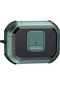Ww iOS Uyumlu Pods Pro 2 Case Bluetooth Kulaklık Koruyucu Kasa Için Tpu Pc Kapağı Kilitli Carabiner - Koyu Yeşil