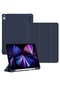 Ww iPad Uyumlu Flip Tpu Koruyucu Kılıf - iPad Uyumlu 2020 10,2 İnç -koyu Mavi