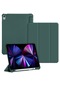 Ww iPad Uyumlu Flip Tpu Koruyucu Kılıf - iPad Uyumlu 2020 10,2 İnç -koyu Yeşil