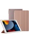 Ww iPad Uyumlu Serisi İnce Ve Hafif Pu Tablet Koruyucu Kılıf - iPad Uyumlu 2020 10,2 İnç - Altın Gül