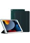 Ww iPad Uyumlu Serisi İnce Ve Hafif Pu Tablet Koruyucu Kılıf - iPad Uyumlu 2020 10,2 İnç - Koyu Yeşil