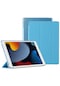 Ww iPad Uyumlu Serisi İnce Ve Hafif Pu Tablet Koruyucu Kılıf - iPad Uyumlu Air5 10,9 İnç - Açık Mavi