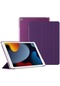 Ww iPad Uyumlu Serisi İnce Ve Hafif Pu Tablet Koruyucu Kılıf - iPad Uyumlu Air5 10,9 İnç - Mor
