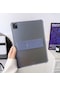 Ww iPad Uyumlu Serisi Mat Katlanabilir Stand Tablet Koruyucu Kılıf - iPad Uyumlu 2021 10,2 İnç - Mor