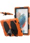 Ww Taba8 10.5 Silikon Bağımsız Stand Tablet Koruyucu Kılıf X200/x205 Düşmeyi Önleyici Koruyucu Kılıf-turuncu
