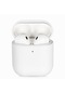 Airpods Uyumlu Kılıf Zore Silk Içi Kadife Soft Silikon Beyaz